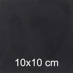 Płytki cementowe M07 | Kolor: czarny | Płytki jednobarwne | Format: 10x10 cm