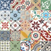 płytki cementowe Patchwork